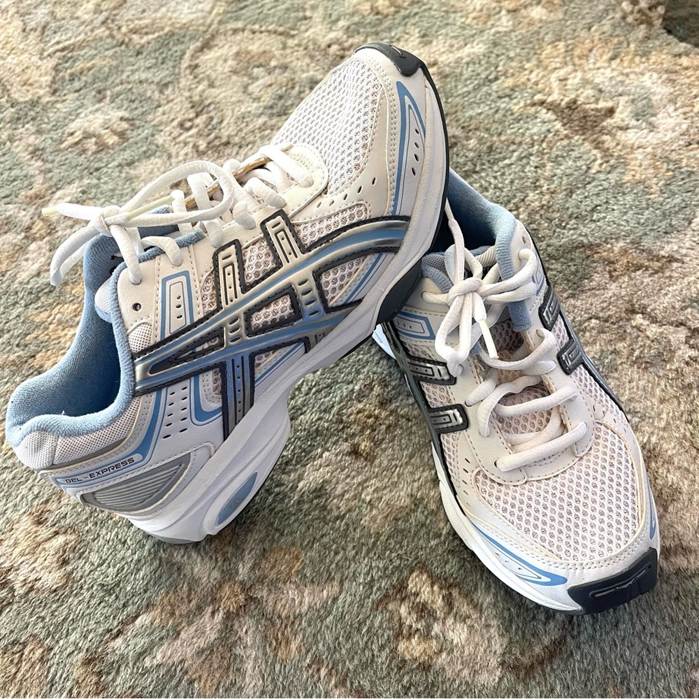 VTG Asics Gel Express Running Training Shoes Blue Gray S069N Women’s Size 7